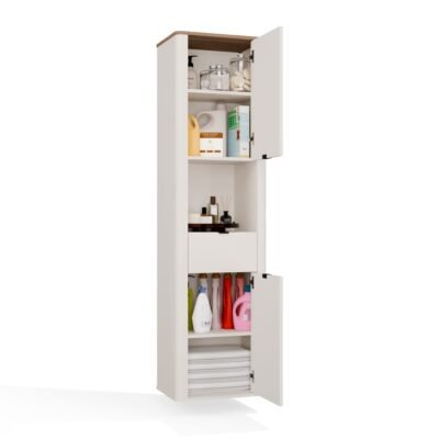 Badkamerkast CORDOBA 2D1S – Castello eiken / Kasjmier – hangend