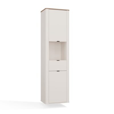 Badkamerkast CORDOBA 2D1S – Castello eiken / Kasjmier – hangend