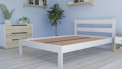 Bedframe met lattenbodem 140 × 200 cm