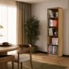 Rek R50 – Artisan eiken / Zwart – 5 planken
