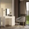 wiz2 Kaptafel MARINA 4P – Wit – 4 laden – 4 planken – rechts – met spiegel