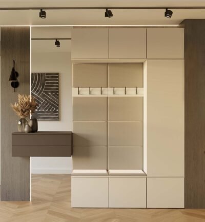 Garderobemeubel HAGA III 1Sz2W – Kasjmier beige