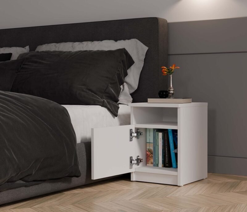 Nachtkastje GALAX 30 1D – Wit