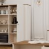 wizopen1 Dressoir CORDOBA 4D – Castello eiken / Kasjmier beige – 4 deuren – 8 planken