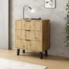 wizu Dressoir Scandi 3S SLIM – Artisan eiken