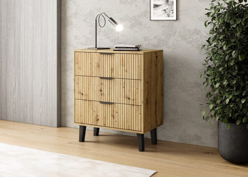 Dressoir Scandi 3S SLIM – Artisan eiken