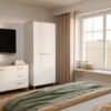 wizua1 Dressoir OLYMPO 2D3S – 150 cm – Artisan eiken / Wit – 3 laden – 2 deuren