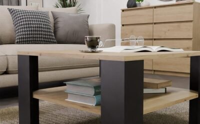 wizua2 Tafel SQUARE – Artisan eiken / Zwart