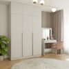 Kledingkast SENSO 3D – 150 cm – Kasjmier – met opzetstuk