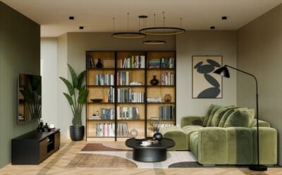 Rek R60 – Artisan eiken / Zwart – 5 planken