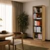 Rek R60 – Artisan eiken / Zwart – 5 planken