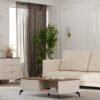 wizz3 Tafel awa CORDOBA – Castello eiken / Kasjmier beige – 2 laden
