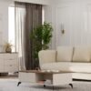 wizz4 Tafel awa CORDOBA – Castello eiken / Kasjmier beige – 2 laden