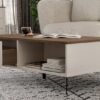 wizz5 Tafel awa CORDOBA – Castello eiken / Kasjmier beige – 2 laden