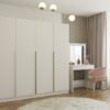 wizzz4 Kledingkast SENSO 4D 200 – 200 cm – Kasjmier beige – 4 deuren