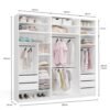 Garderobemeubel Moduowa OPENO – Wit