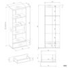 Bureauset Cosmo Komoda Alma – Wit