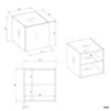 Kledingkast SENSO 3D – 250 cm – Kasjmier / Zwart – met opzetstuk